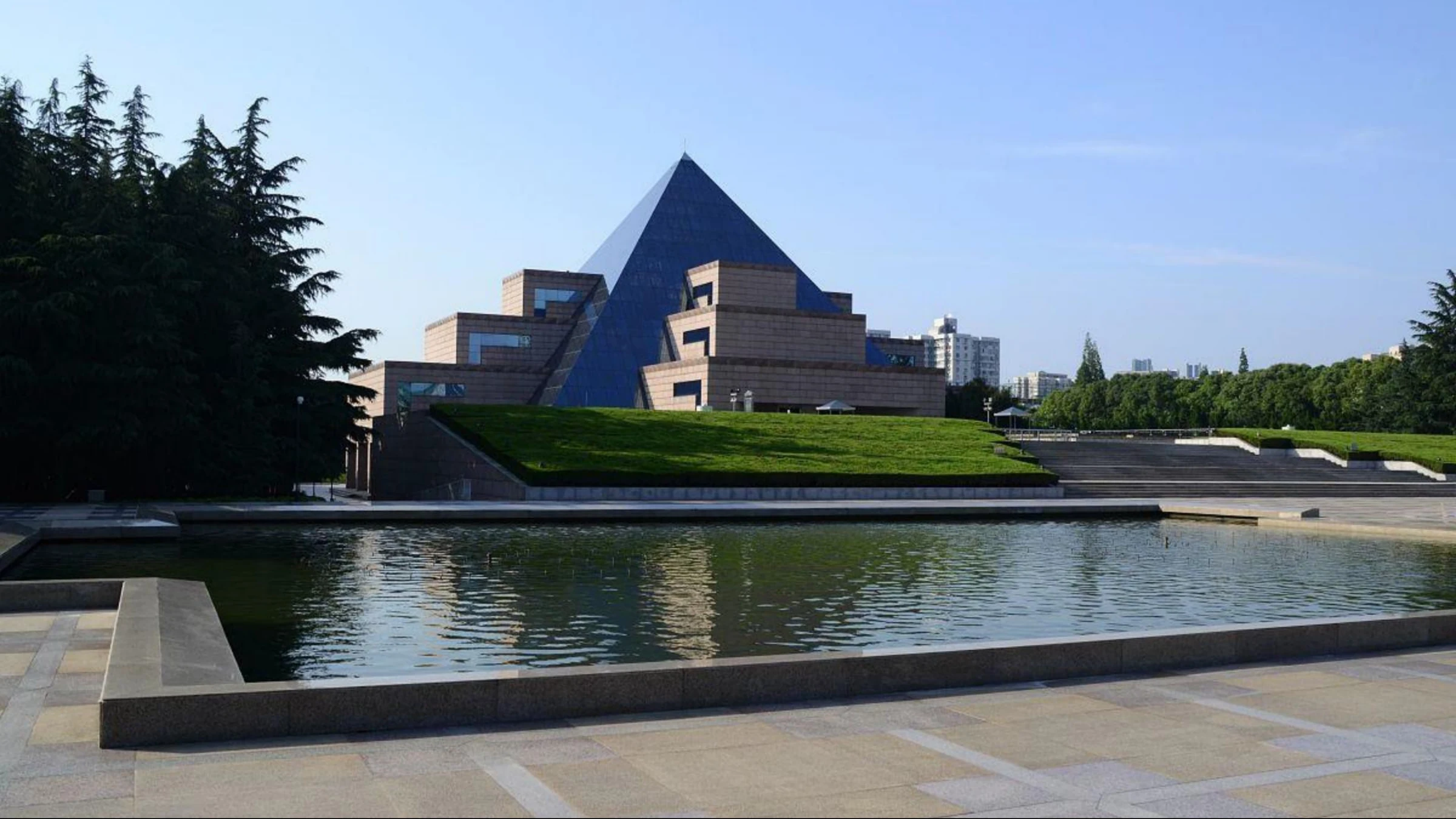 Memorial architecture and landscaped setting at Longhua Martyrs’ Cemetery, Shanghai